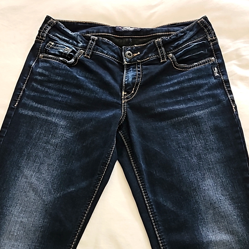 Silver Jeans Style Elyse Mid Slim Boot  31×31
